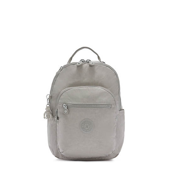 Kipling Seoul Small Classic Tablet Backpacks Grey Gris | CA 1860PJ